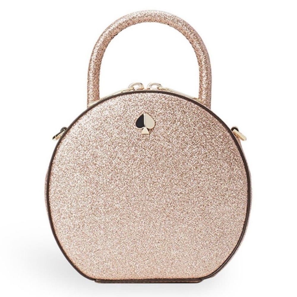 NWT KATE SPADE Andi Glitter Mini Canteen Crossbody Bag - Pinkchampa - Picture 4 of 7